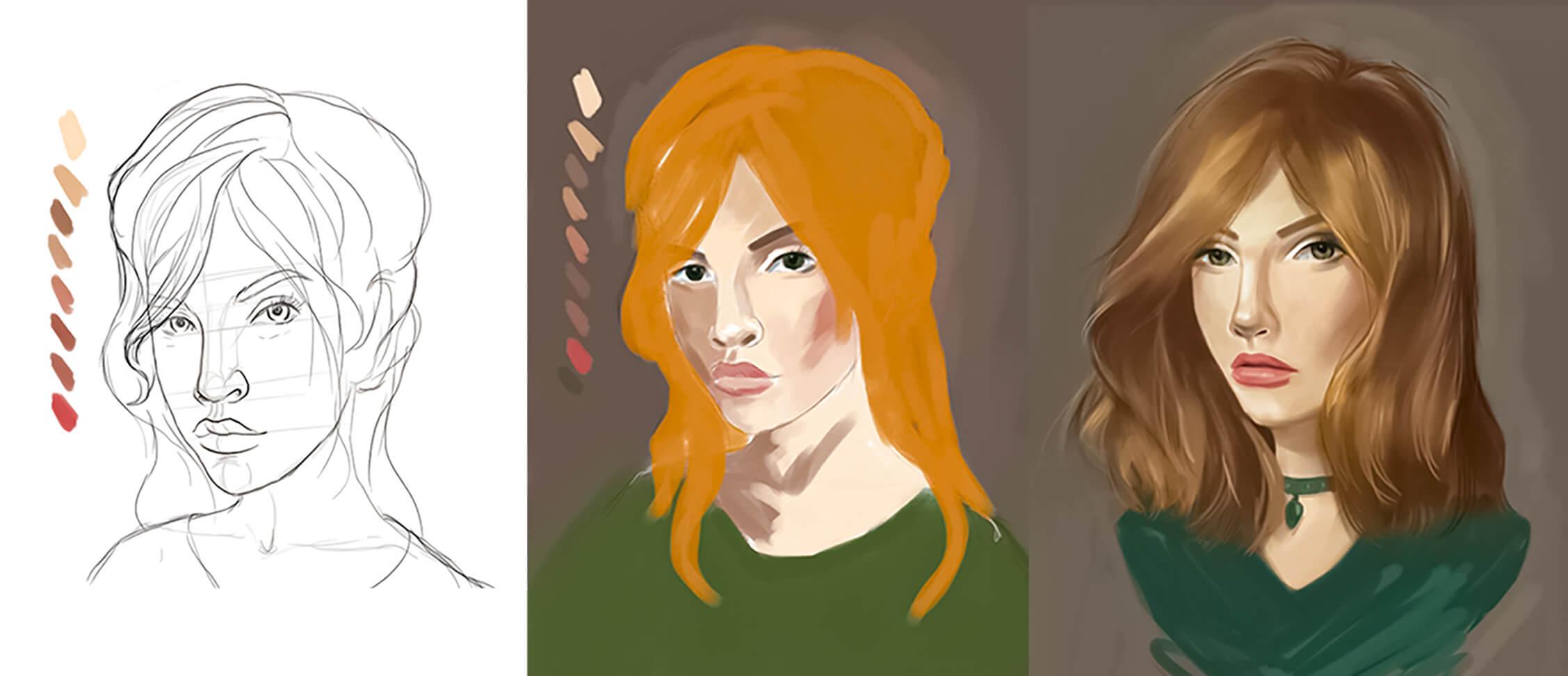 JAK POWSTAJE PORTRET GRAFICZNY?