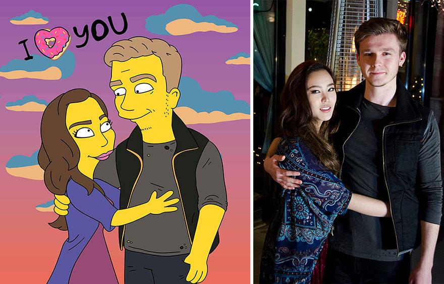 Portret w stylu Simpsonów – zamień się w bohatera kultowej kreskówki!