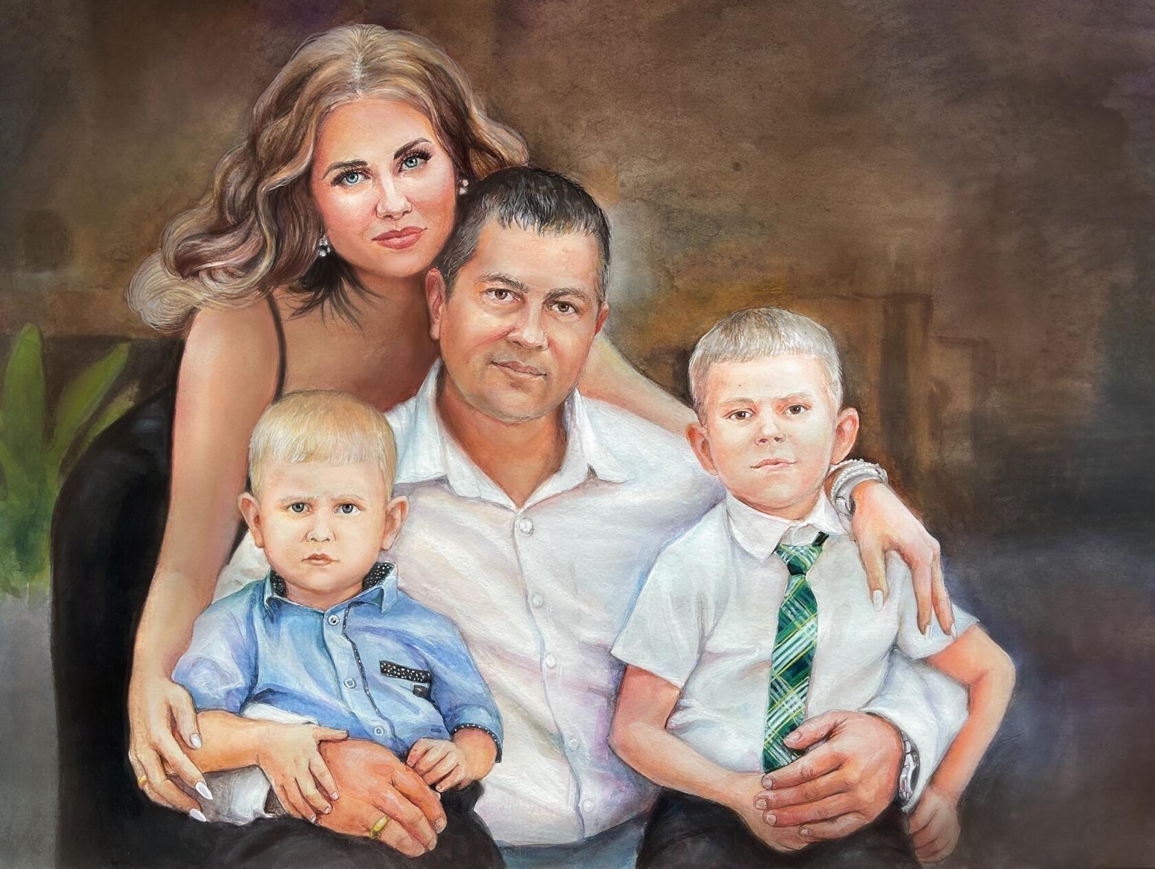 Portret rodzinny – wyjątkowy i sentymentalny prezent