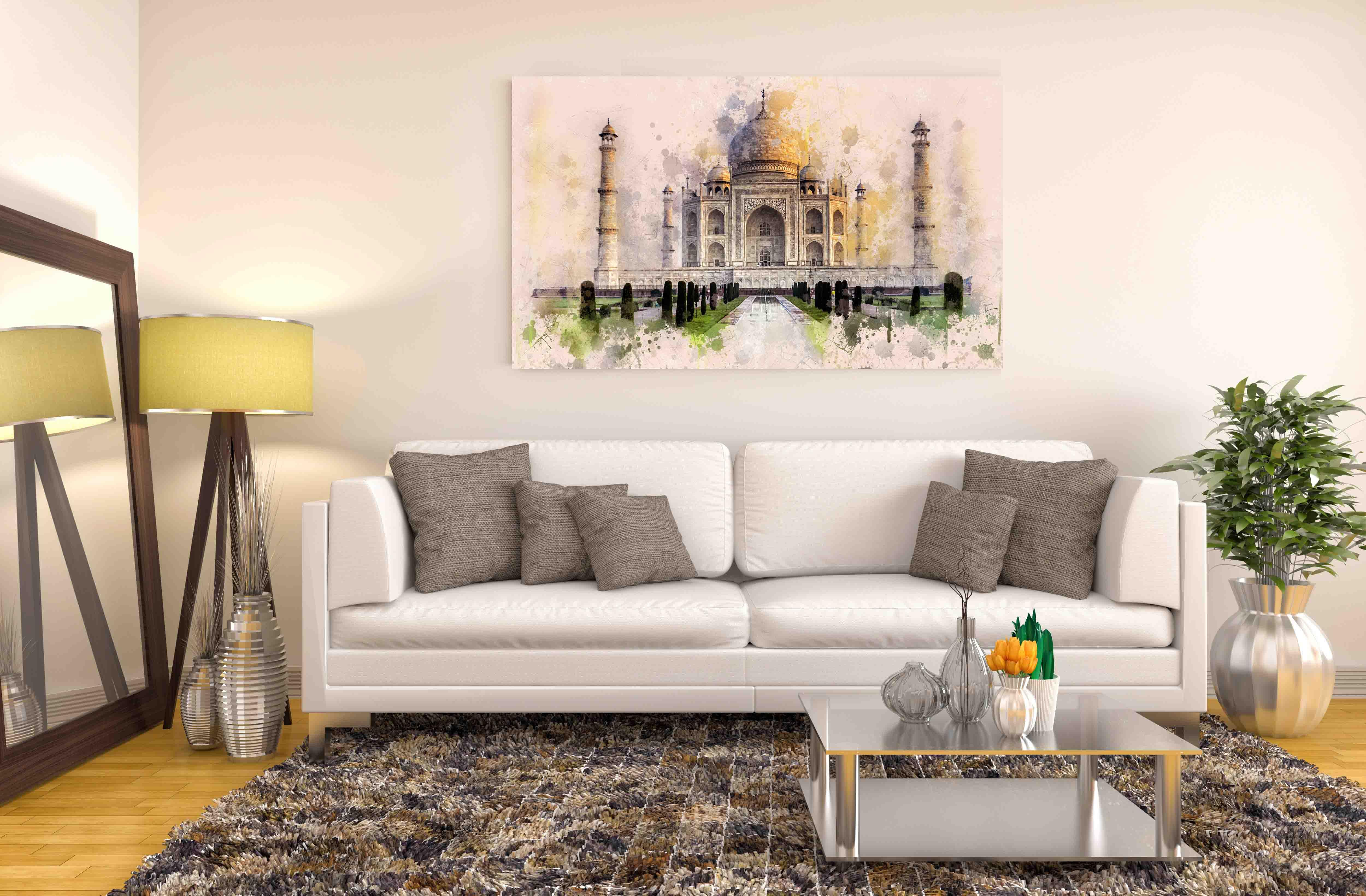 Obraz fotograficzny na płótnie - Wspaniały Taj Mahal