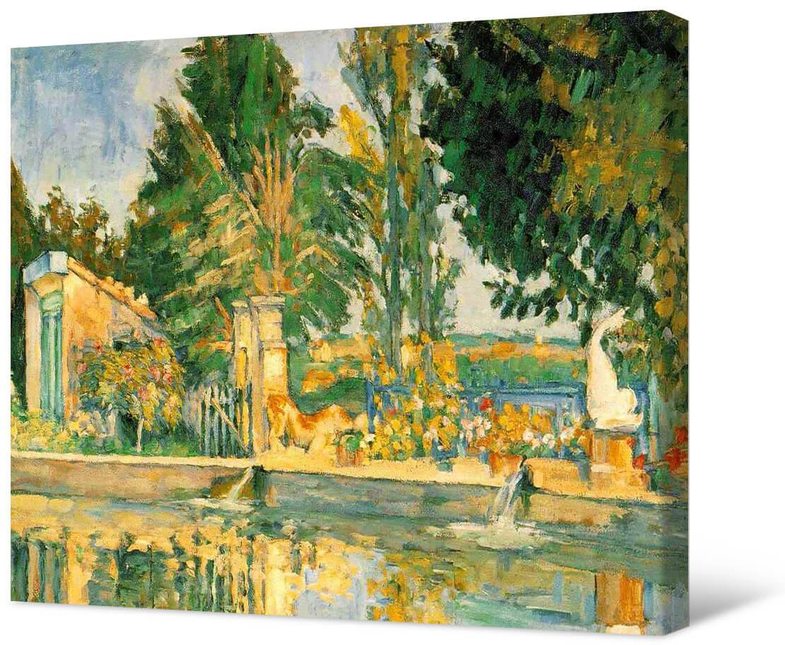 Paul Cezanne - Basen w Jas de Bouffan