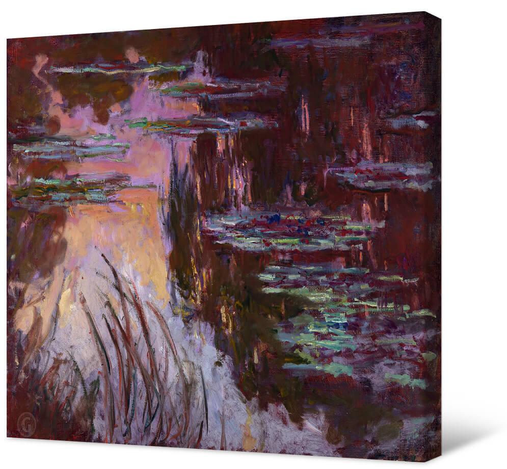 Claude Monet Lilie wodne, zachód słońca