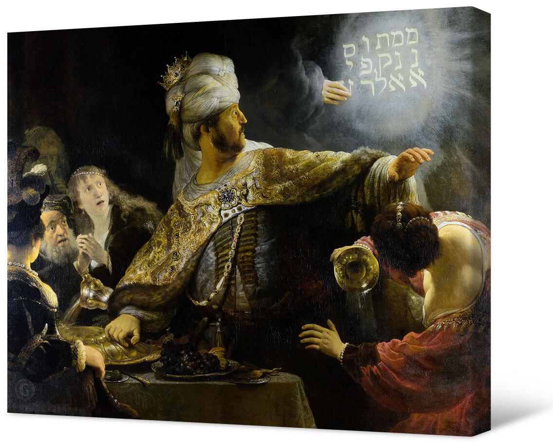 Rembrandt - Uczta Baltazara