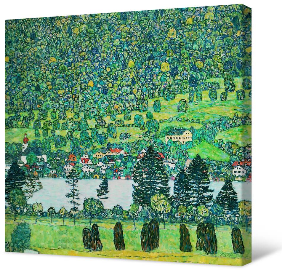 Gustav Klimt - Las na zboczu nad jeziorem Attersee