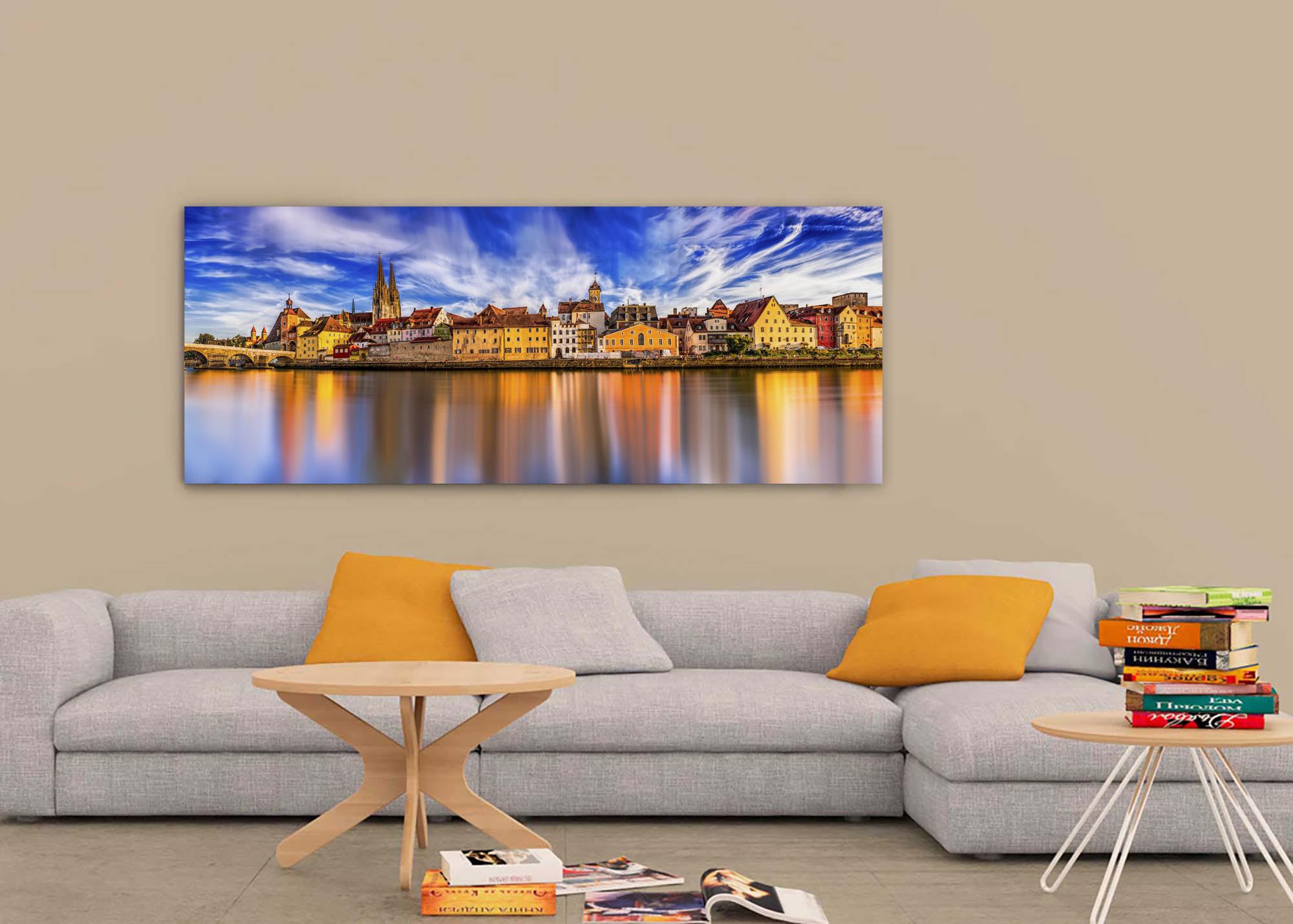 Obraz fotograficzny na płótnie - Panorama miasta Kolonia
