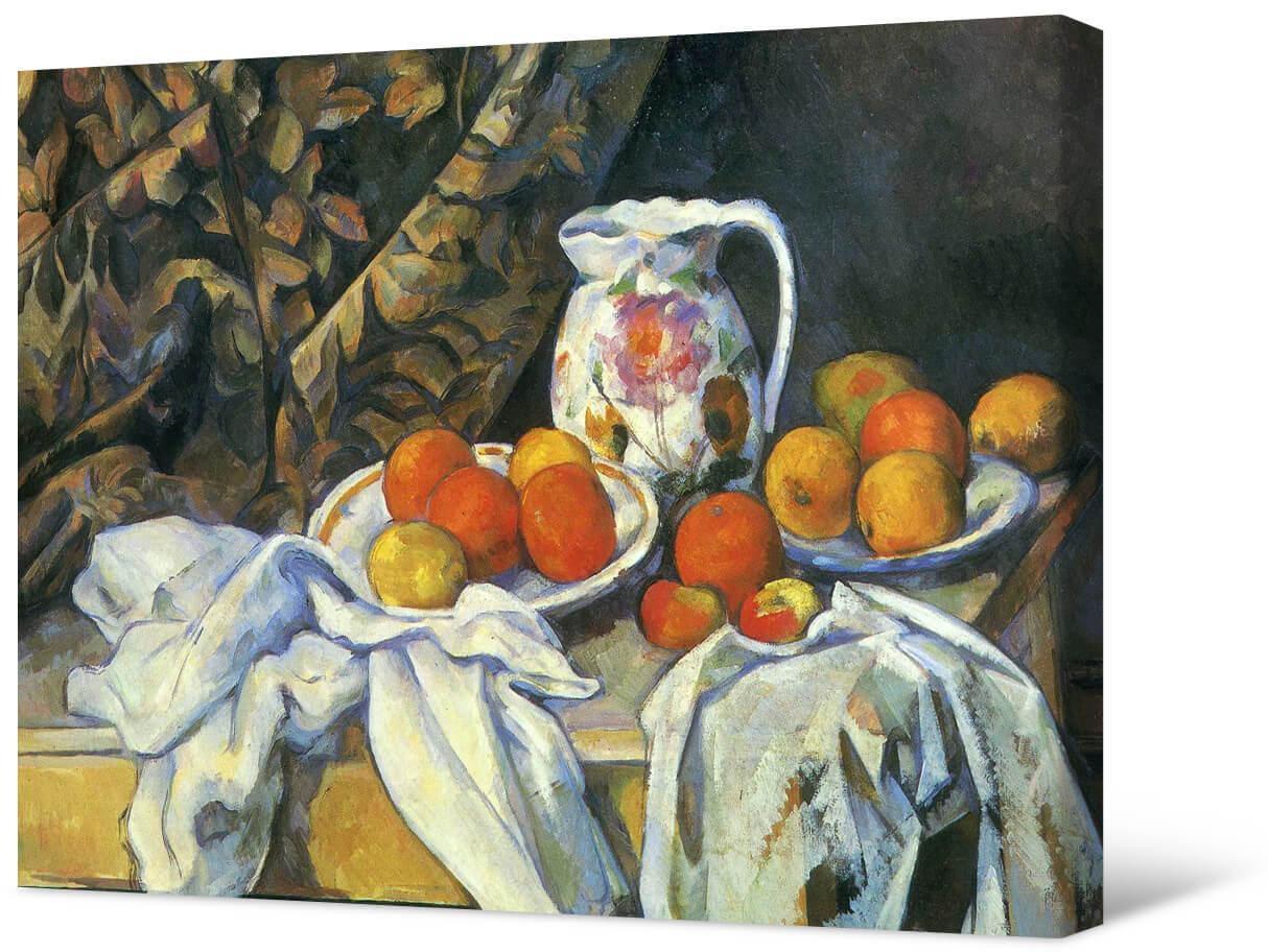 Paul Cezanne - Martwa natura z draperią
