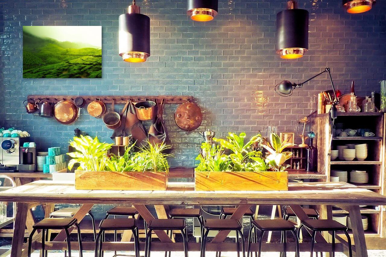 Fotografia na płótnie - Plantacje herbaty