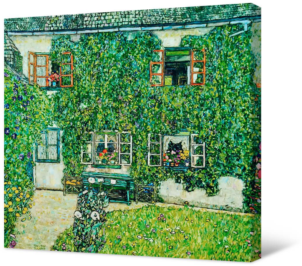 Gustav Klimt - Dom w Weissenbach nad jeziorem Attersee