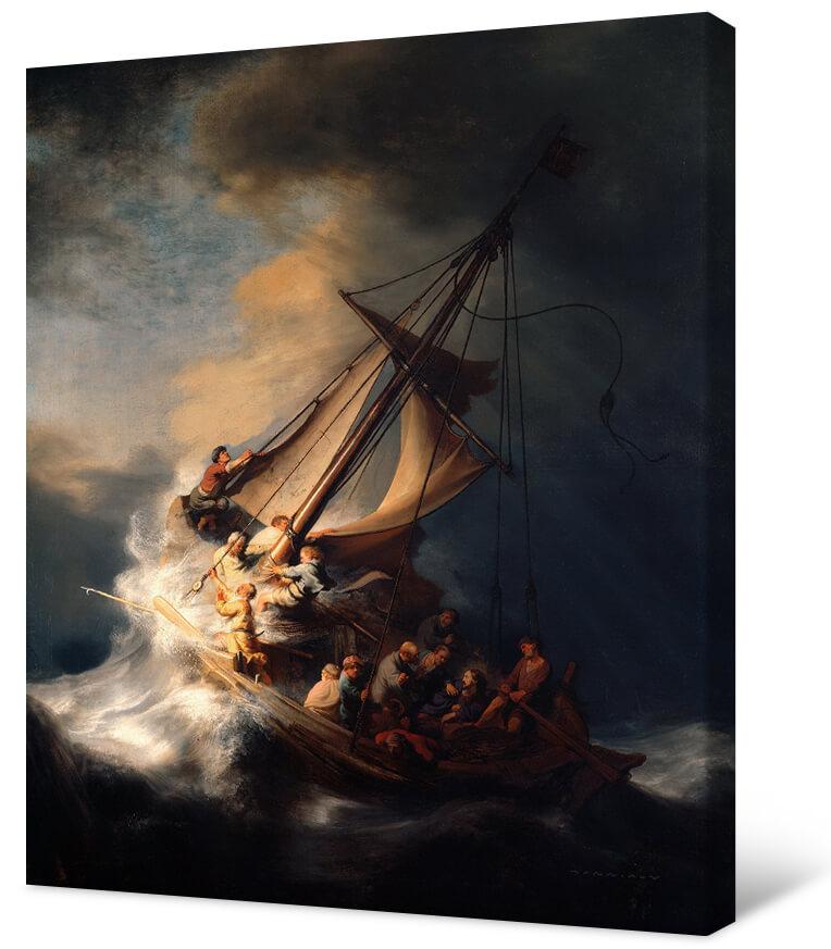 Rembrandt – Chrystus w czasie burzy nad Jeziorem Galilejskim